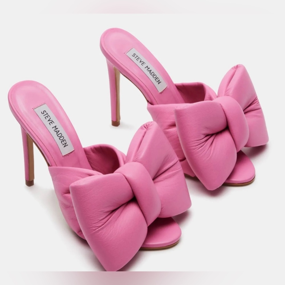 Steve Madden Indulge Pink Leather Size 9.5